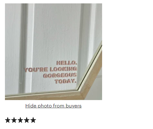 Hello you're looking gorgeous today mirror self affirmation vinyl decal - HerParade