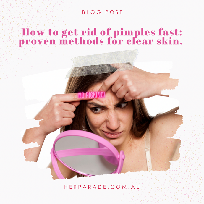 How to get rid of pimples fast: proven methods for clear skin.