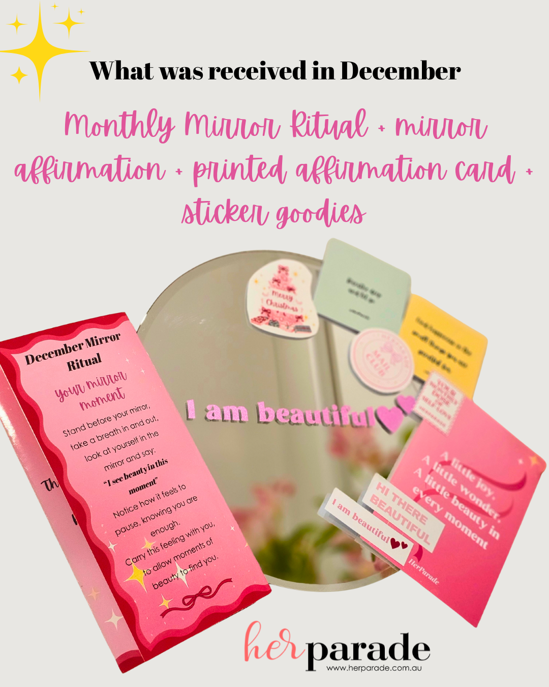 January Mail Club Letter: One-Off Edition (No Subscription) - HerParade 