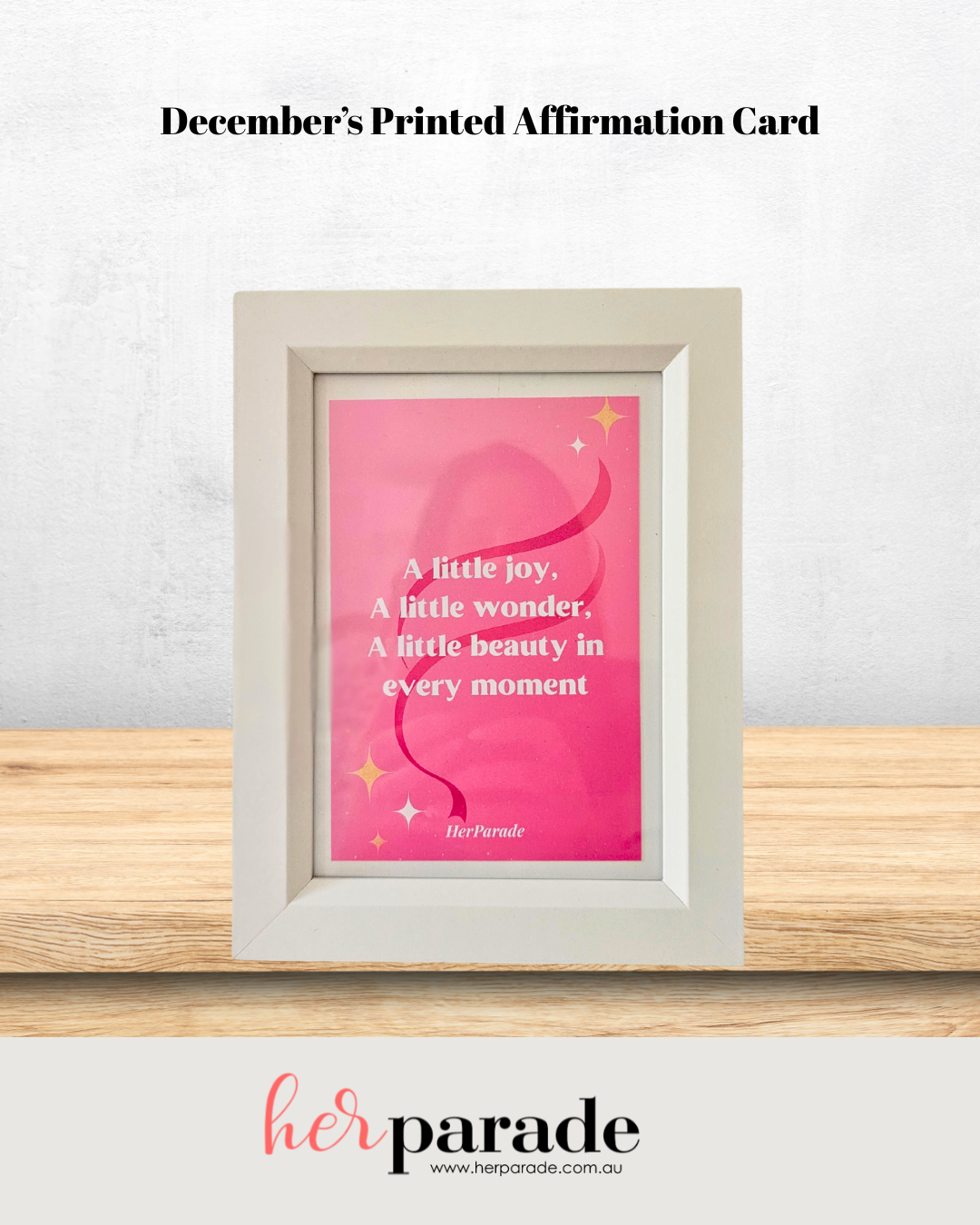 January Mail Club Letter: One-Off Edition (No Subscription) - HerParade 